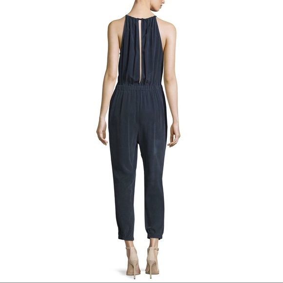Anthropologie DRESSED TO KILL FATALE Jumpsuit Silk - Picture 2 of 8